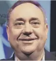  ??  ?? 0 Salmond goes off the cuff