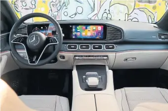  ?? ?? The optional Macchiato Beige, two-tone leather interior is a luxurious touch.