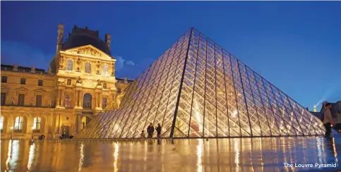  ??  ?? The Louvre Pyramid