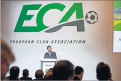  ??  ?? Andrea Agnelli, presidente de la Asociación de Clubes Europeos.