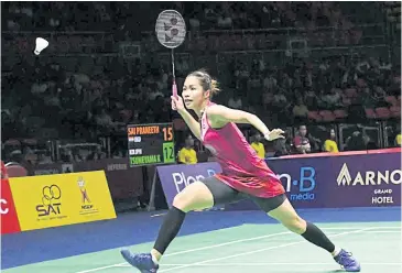  ??  ?? BELOW
Shuttler Ratchanok Intanon will lead the Thai challenge in three tournament­s in Bangkok this month.