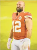  ?? REED HOFFMANN/AP ?? The Chiefs’Anthony Sherman announced his retirement after eight years with the team and 10 NFL seasons.
