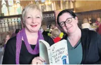  ??  ?? ●●Author Stephanie Butland (left) discussed her latest novel with journalist Helen Nugent