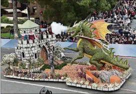  ?? PHOTO BY ALBERTO E. RODRIGUEZ / GETTY IMAGES ?? In 2017, 128th annual Tournament of Roses Parade drew an estimated 700,000 people to the streets of Pasadena, while about 28 million people from around the globe watched on television.