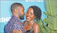  ?? — AFP photo ?? Oyelowo and Lupita Nyong’o attend the world premiere of ‘Gringo’ on Tuesday in Los Angeles, California.