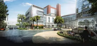  ?? ?? The new center in downtown Orlando will be a national and internatio­nal destinatio­n for patient care and research.