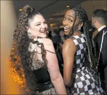  ?? Jay L. Clendenin Los Angeles Times ?? MEGAN STALTER (“Hacks”), left, and Ayo Edebiri (“The Bear”), embodying the spirit at the Screen Actors Guild Awards.