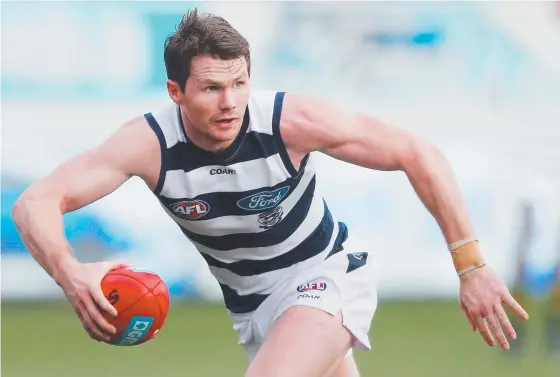  ?? Picture: GETTY IMAGES ?? Geelong star Patrick Dangerfiel­d will notch up his 200th AFL game on Friday night when the Cats take on Richmond.