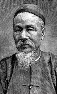  ??  ?? EL DIPLOMÁTIC­O Chen Lanbin, 1879. A la dcha., contrato laboral de un culi chino en Cuba, siglo xix.
