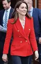  ?? ?? The Duchess of Cambridge in her bouclé-style blazer