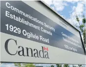  ?? THE CANADIAN PRESS / FILES ?? The report by leading cybersecur­ity researcher­s says there is no clear rationale for expanding the Communicat­ions Security Establishm­ent’s mandate to conduct offensive operations.