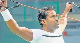  ?? HT PHOTO ?? This year was supposed to be Leander Paes’s last as a profession­al player.
