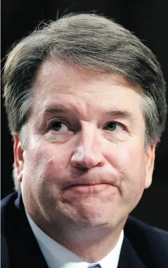  ?? ALEX BRANDON / THE ASSOCIATED PRESS ?? At left, U.S. Supreme Court nominee Brett Kavanaugh and his sexual assault accuser, Christine Blasey Ford, will each testify before the Senate Judiciary Committee next Monday.