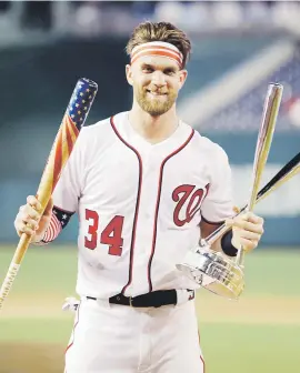  ?? Archivo ?? SUPERIOR. El acuerdo firmado por Bryce Harper es mayor que el de 13 años y $325 millones que había firmado Giancarlo Stanton en el 2015.