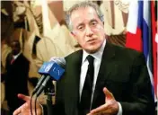  ??  ?? US special envoy on Afghanista­n, Zalmay Khalilzad