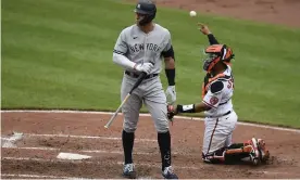  ?? Photograph: Gail Burton/AP ?? The New York Yankees’ Aaron Judge strikes out, again.