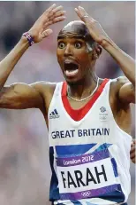  ??  ?? MO FARAH