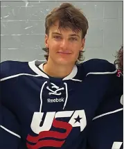  ?? COURTESY ERIKA DELANGE ?? St. Clair Shores resident Stewart DeLange will represent the USA in an upcoming internatio­nal deaf hockey tournament in Buffalo, New York this April.