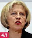  ??  ?? Popular: Theresa May
4/1