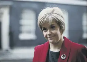  ??  ?? Nicola Sturgeon may well return to Downing Street in the months to come