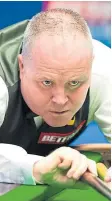  ??  ?? John Higgins: 144 break in second frame.