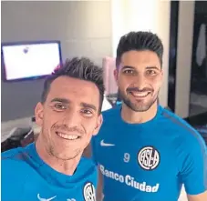  ?? Instagram ?? Mouche y Blandi, el asistidor y el goleador