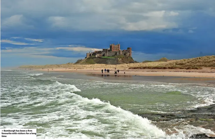  ?? ?? > Bamburgh has been a firm favourite with visitors for a long time