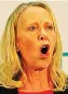  ??  ?? ANGER Labour’s Liz McInnes