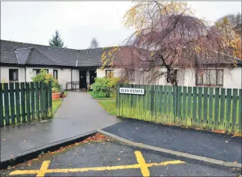  ?? 01_B47glen01 ?? The Glen Estate sheltered housing complex in Brodick.