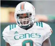  ?? WILFREDO LEE/AP ?? Gerald Willis took a leave of absence and spent last season on the Hurricanes’ practice squad,