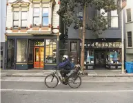  ?? Gabrielle Lurie / The Chronicle ?? Retailers in S.F. that have been shut down for weeks will be permitted to reopen for curbside service.