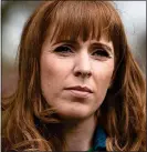  ??  ?? BLAME GAME: Angela Rayner has been sacked from two key roles