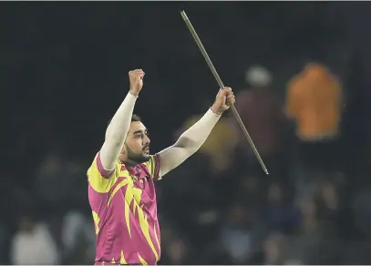  ??  ?? ABRACADABR­A. Paarl Rocks spinner Tabraiz Shamsi has brought some magic into the Mzansi Super League.