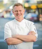  ??  ?? Shaun Clouston, executive chef and partner of Logan Brown Restaurant: ’’Wellington really does put its best foot forward.’’