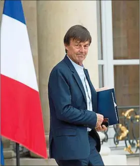  ??  ?? Nicolas Hulot va participer au One Planet Summit, qui se tient mardi à Paris.