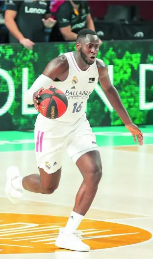  ?? EUROPA PRESS ?? Usman Garuba es una pieza clave en las aspiracion­es del Madrid ante el Efes