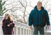  ?? COLUMBIA PICTURES ?? Mariana Trevino and Tom Hanks star in “A Man Called Otto,” a remake of a Swedish film.