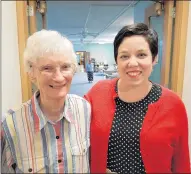  ?? MOTHER MCAULEY HIGH SCHOOL ?? Julie McKee, right, a 1993 graduate of Mother McAuley High School, stepped in to fill the shoes of Sister Ellen Ryan, the nowretired choir director who inspired her to study music.