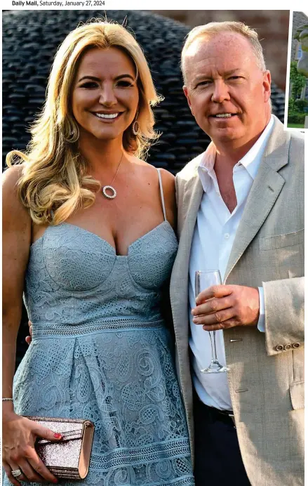  ?? ?? Fall from grace: Tory peer Michelle Mone and husband Doug Barrowman are under investigat­ion