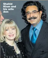 ??  ?? Shahid Khan and his wife Ann