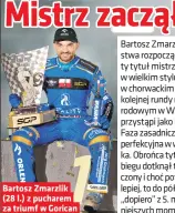  ?? ?? Bartosz Zmarzlik (28 l.) z pucharem za triumf w Gorican