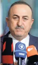  ?? / EPA ?? Mevlut Cavusoglu