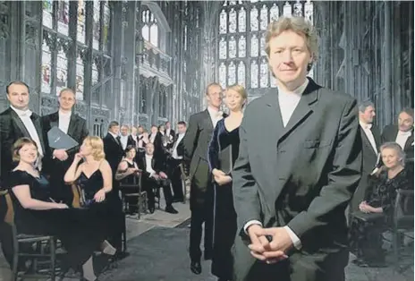  ??  ?? The Sixteen will perform at St Martin-on-the-Hill in Scarboroug­h in April