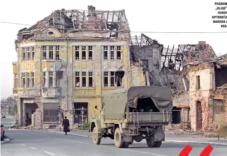  ??  ?? pogrom srba tokom „oluje“i razaranje vukovara teško opterećuju odnose dva naroda i punih četvrt veka kasnije