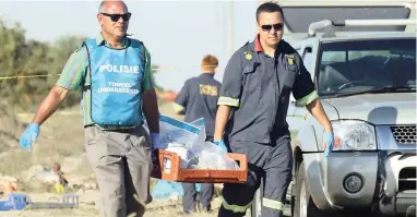  ?? PICTURE: CAPTAIN PIET SMIT ?? CRIME SCENE: Comprehens­ive work by Tygerberg Cluster Detectives and the State prosecutor led to the conviction of a vigilante murderer. Six men were killed in Joostenber­gvlakte in 2014.