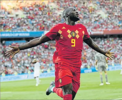  ?? FOTO: EFE ?? Romelu Lukaku Rompió las redes de Panamá con un gran doblete