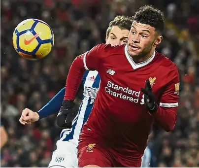  ??  ?? Ox’s back: Liverpool’s Alex Oxlade- Chamberlai­n returns to the Emirates for the first time since his move in the close season.