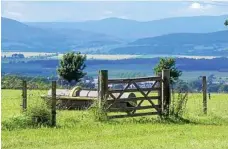  ?? PHOTO: CONTRIBUTE­D ?? The view from the Soutar’s farm in Scotland, where the native angus originated from.