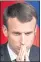  ??  ?? Macron