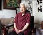  ?? Film). ?? Actress Yu Lan, being interviewe­d in 2018 at 97, was one of the film stars featured in the documentar­y Yanyuan (Once Upon a Time in